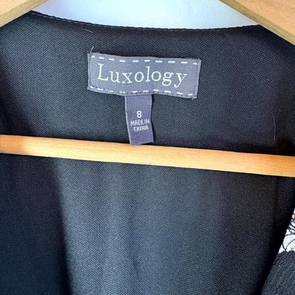 NWT Luxology Floral Faux Wrap Dress - Picture 5 of 7